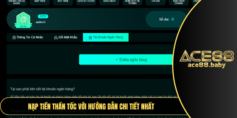 Nạp tiền thần tốc với hướng dẫn chi tiết nhất